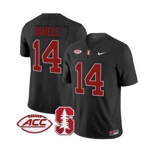 Mens Youths Womens 14 Ashton Daniels Black Stitched Jersey